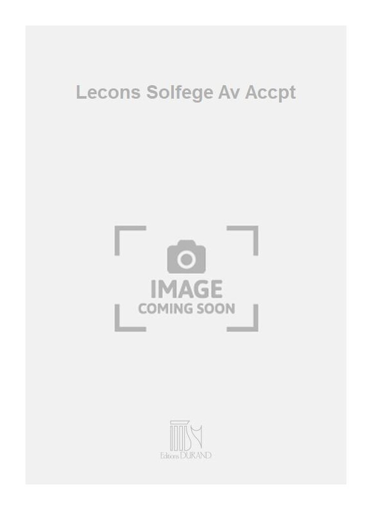 Lecons Solfege Av Accpt